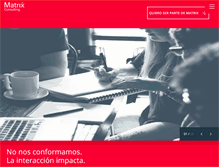 Tablet Screenshot of matrixconsulting.com